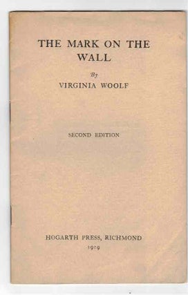 Item #30459 The Mark on the Wall. Virginia Woolf