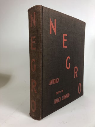 Negro. Anthology made by Nancy Cunard 1931-1933